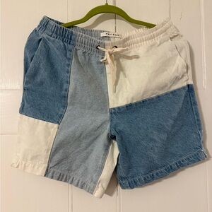 PacSun Two-Tone Denim Jean Shorts